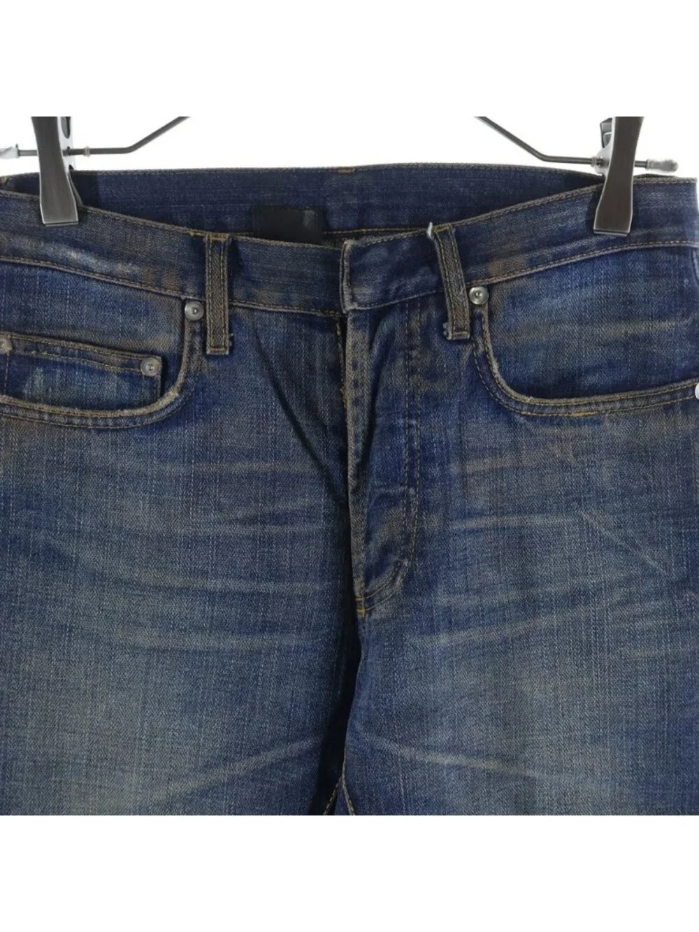 Dior Homme Rust Washed Denim Pants Red Indigo